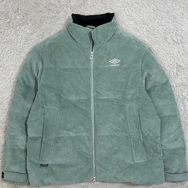 엄브로 코듀로이 덕다운 푸퍼 패딩/#2592