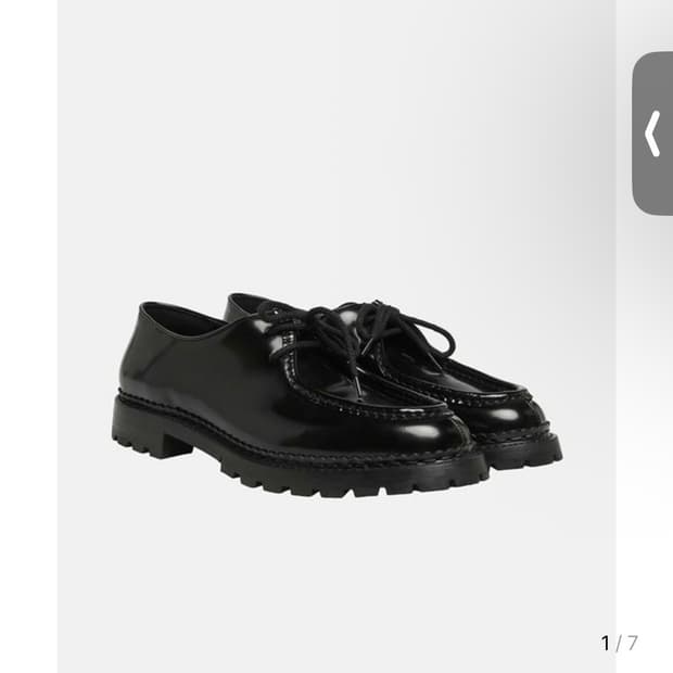 생로랑 / 마르셀 패널 더비 블랙 / 43