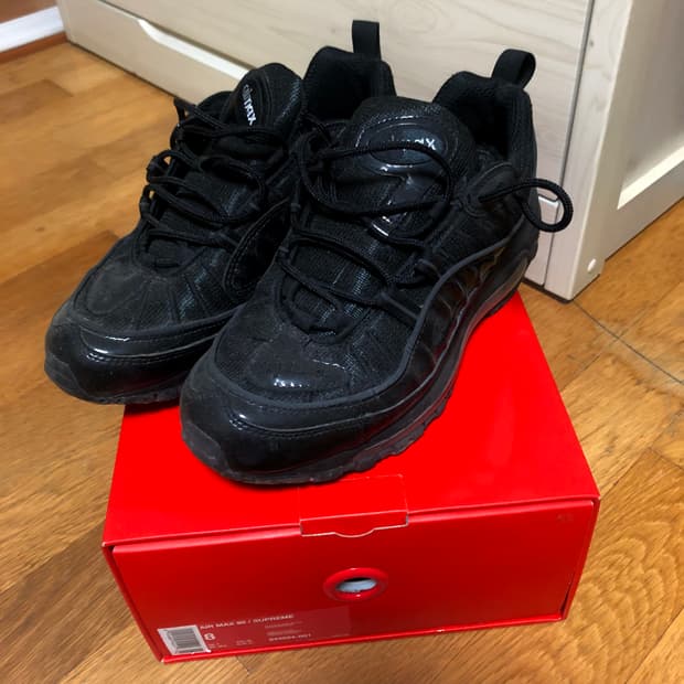 [260] 슈프림 맥스98 블랙 (슈맥)