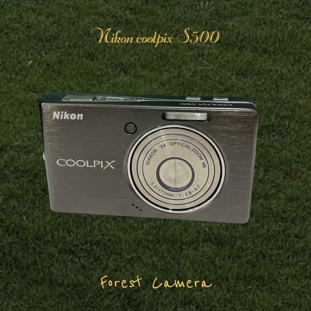 니콘 쿨픽스 s500 디지털카메라 빈티지디카 캠코더