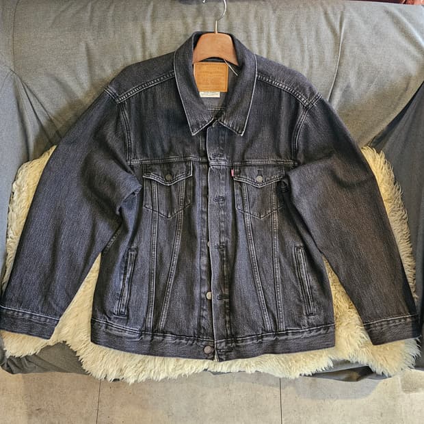 L 리바이스 프리미엄 흑청자켓 3세대