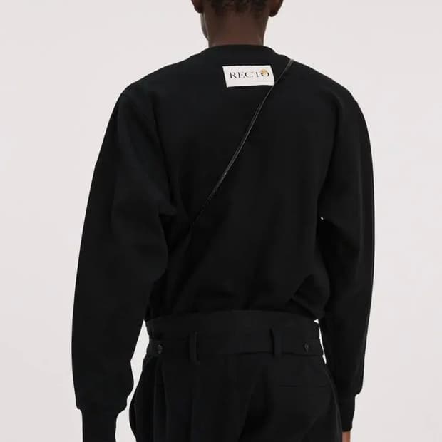 렉토 recto 로고 패치 맨투맨