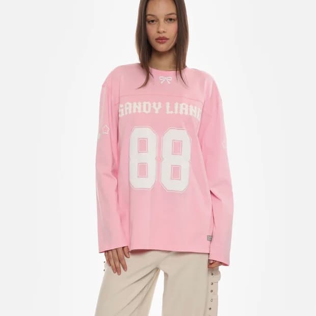 [XS,S,M]샌디리앙 26ss PRINCETON 티셔츠/핑크