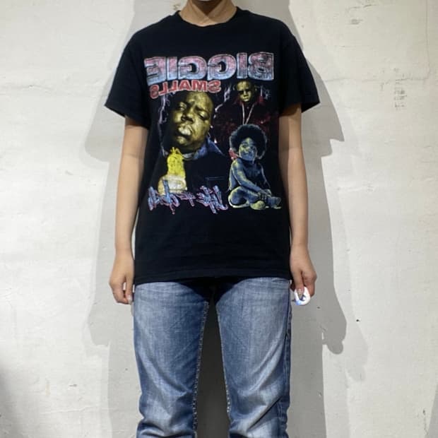 미국 빈티지 비기 스몰스 Life After Death 랩 티셔츠 S