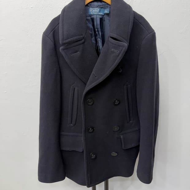 정품) 폴로랄프로렌 남성 네이비 피코트 M 