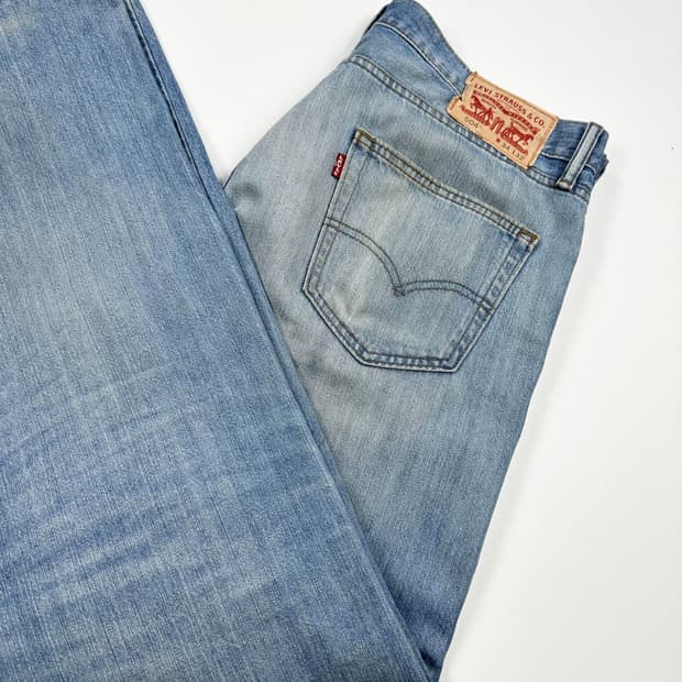 리바이스 504 오리지널 스트레이트 데님 팬츠 (34인치)