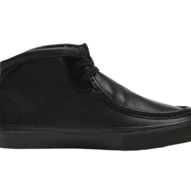 반스 Carver 레더 블랙 스니커즈