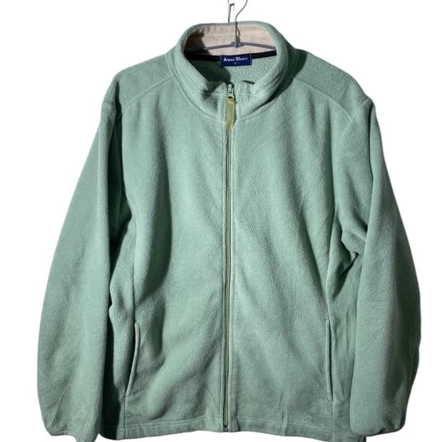 aqua blues 후리스 플리스 집업