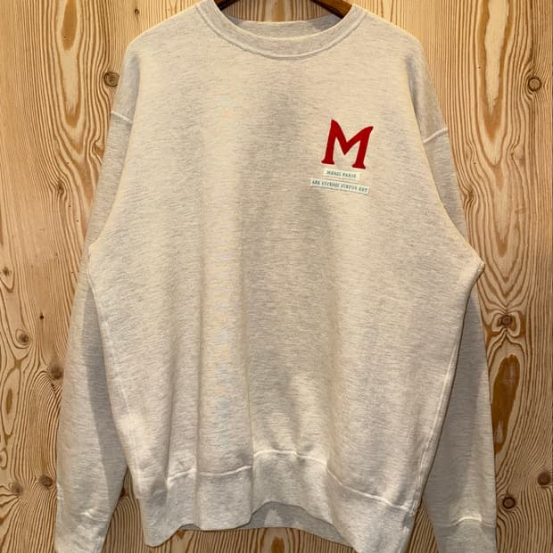 Merci paris 코튼 스웻셔츠