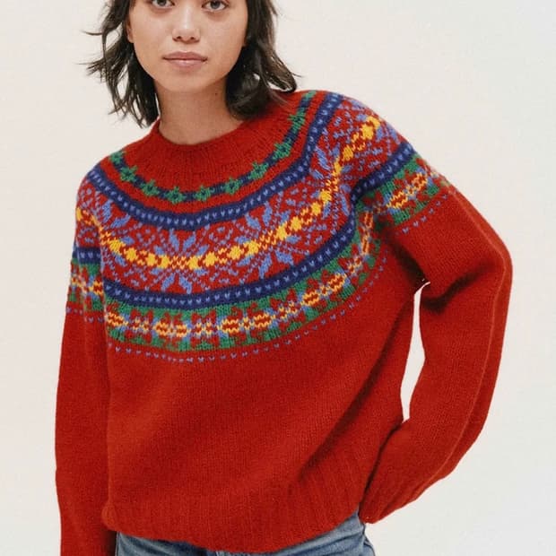 Living In The Light Knit (Flaming Red)