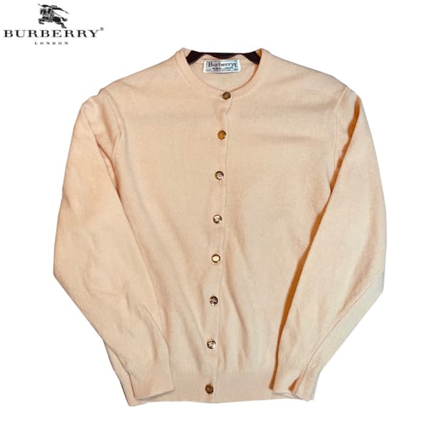 버버리 라운드넥 가디건