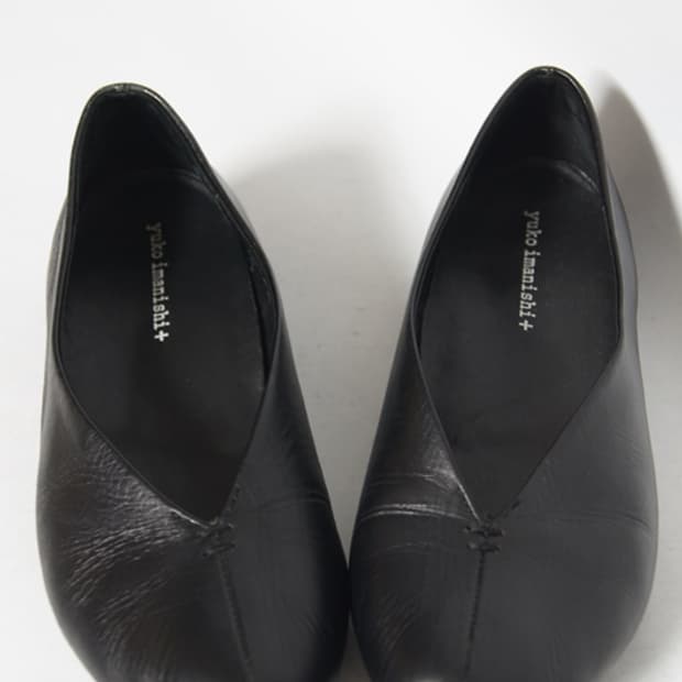 yuko imanishi+ 블랙 플랫슈즈 230