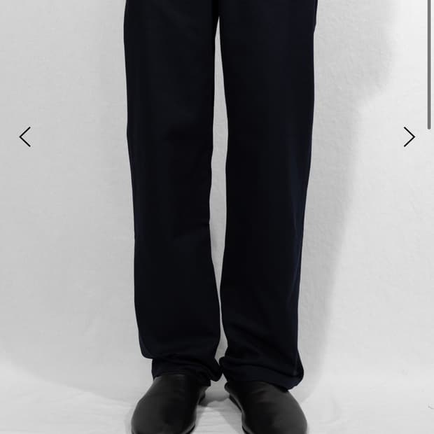 2) les 핀 트라우저 네이비