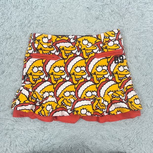 파리게이츠 x 심슨 콜라보 플레어 골프스커트 1호