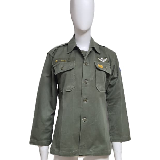 육군 구형 수도군단 병장 민무늬 전투복 상의 자켓 (XS)