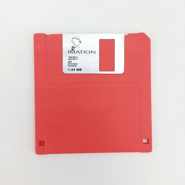 IMATION 3.5인치 플로피디스크 2HD 1.44MB 빈티지 IBM 
