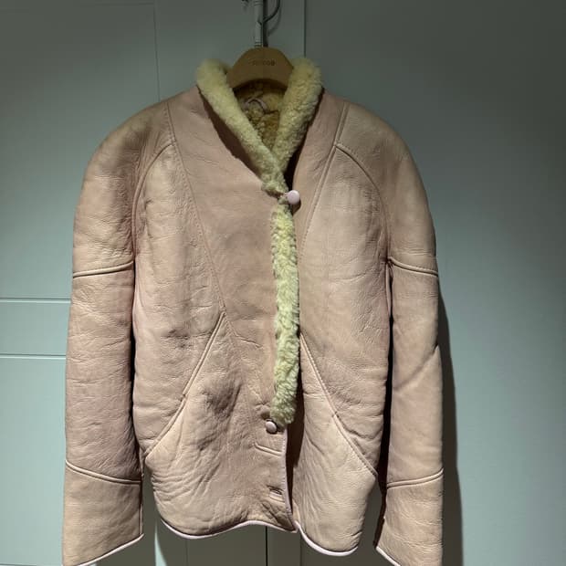 빈티지 핑크무스탕