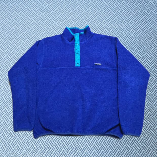(XL)파타고니아 80s Usa 블루 신칠라 플리스