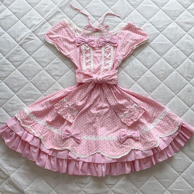 바디라인 희귀 로리타 드레스