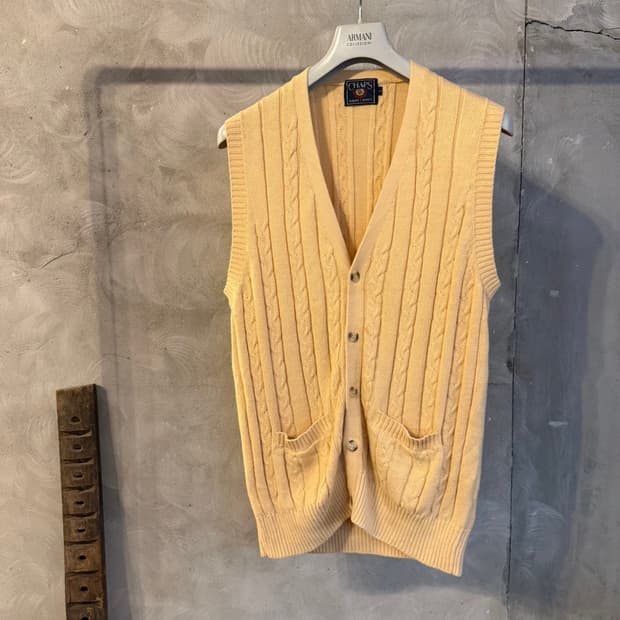 랄프로렌 챕스 케이블 니트 베스트 100~105