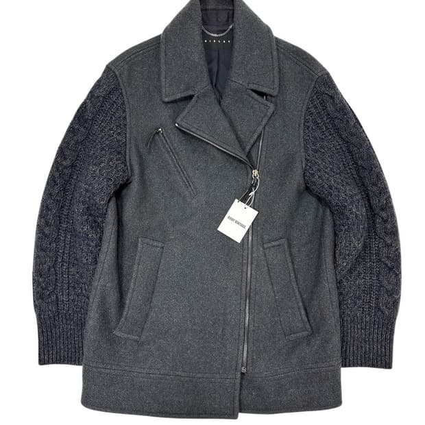 Sisley Wool Knit Sleeve Jacket