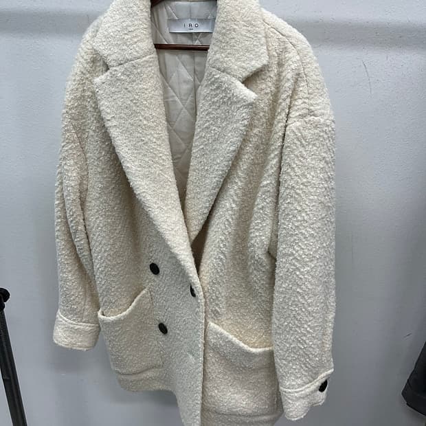 여) 이로 아이보리 트위드자켓 