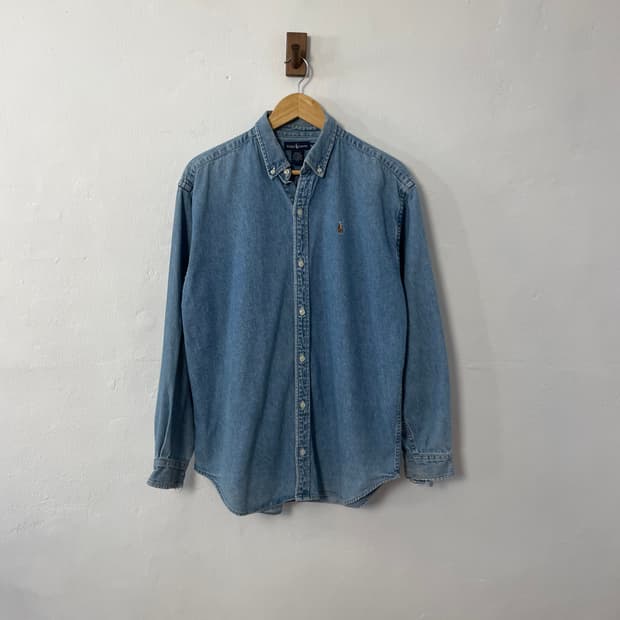 폴로 데님 셔츠 