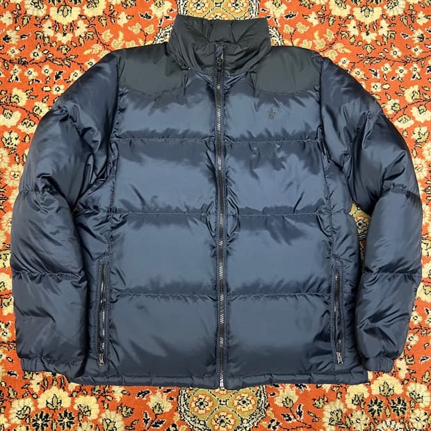 [XL] 폴로 랄프로렌 네이비 패딩