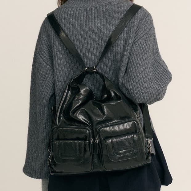 노앤뮤트 3 Way Pocket Bag Black