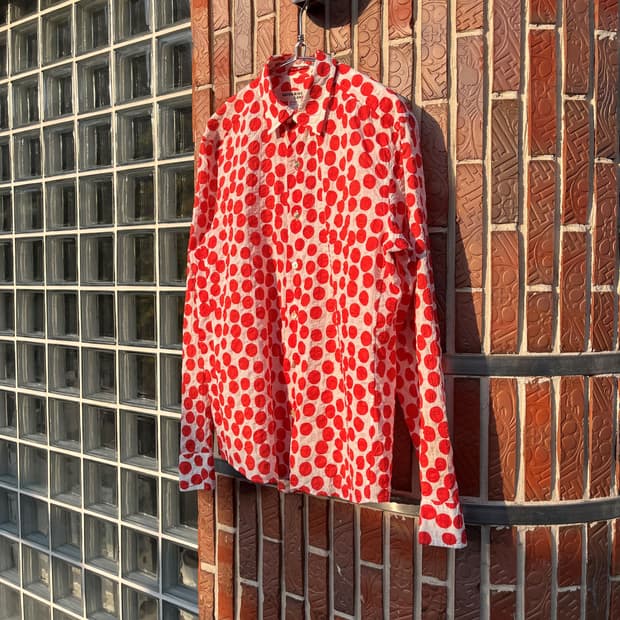 KATHRINE HAMNETT LONDON 폴카 도트 셔츠 