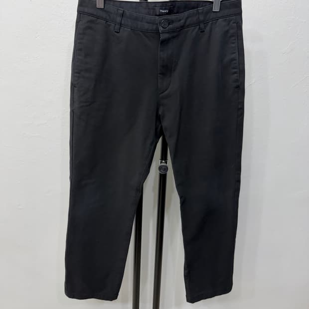정품) 띠어리 남성 블랙 코튼팬츠 30 