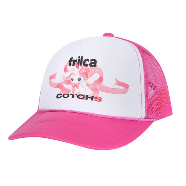 Cotchs X Frilca 카치스 프릴카 프리코 핑크 트러커캡