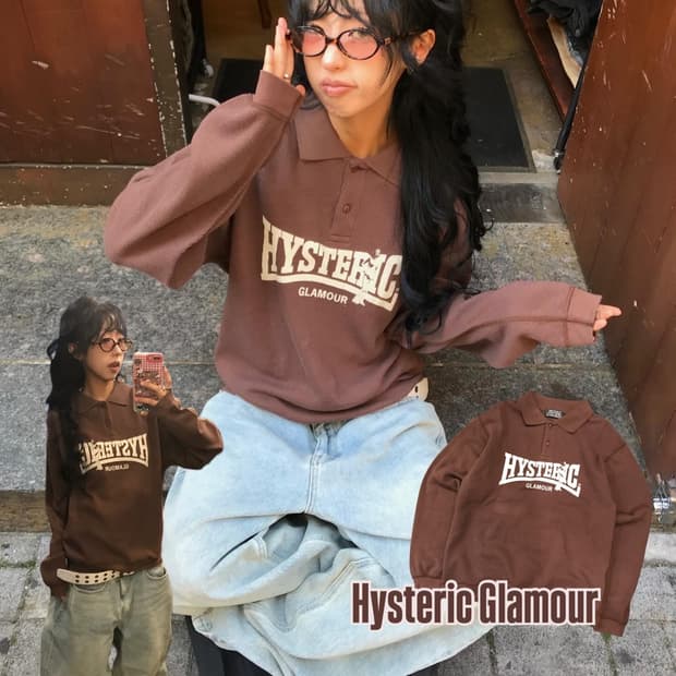 Hysteric Glamour Compression Logo PK L/S