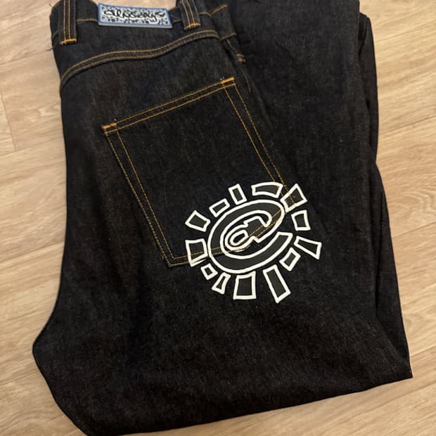 Always(올웨이즈) 로고 생지 데님 팬츠