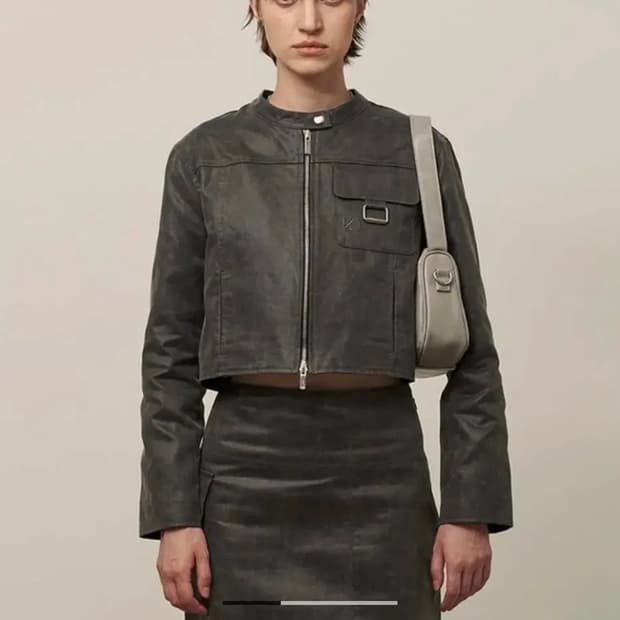 일리고 스웨이드 자켓