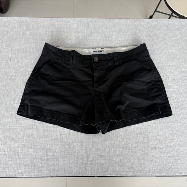 old navy) black chino shorts