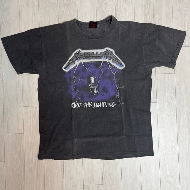 빈티지 메탈리카 티셔츠