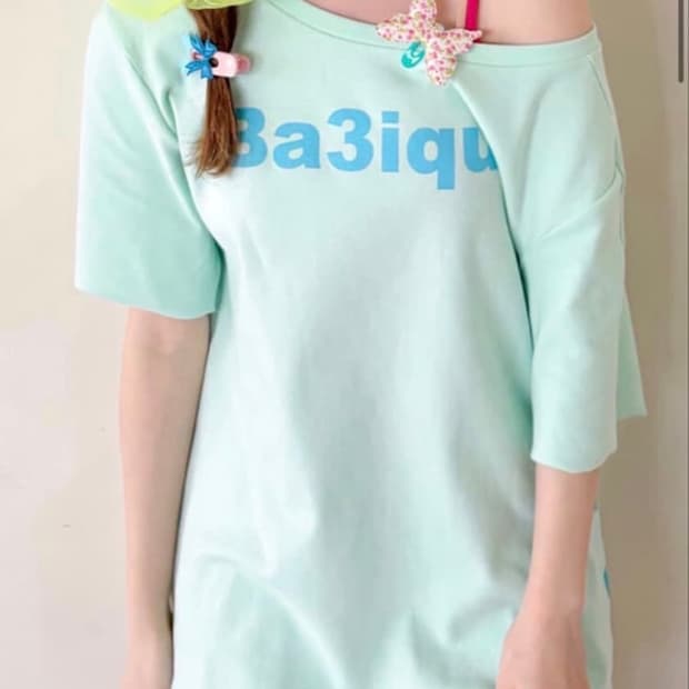 샵페어리 루즈 티셔츠 애플 민트