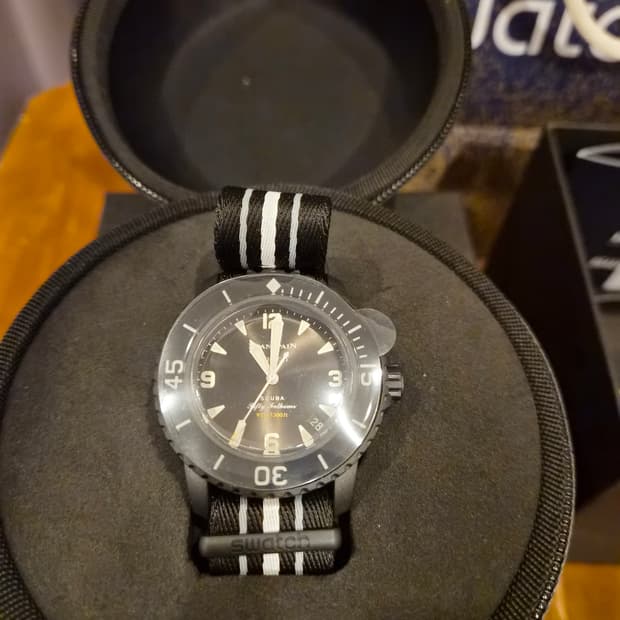 블랑팡 스와치 블랙