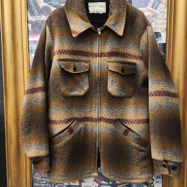 70s Melton USA Ombre  wool jacket