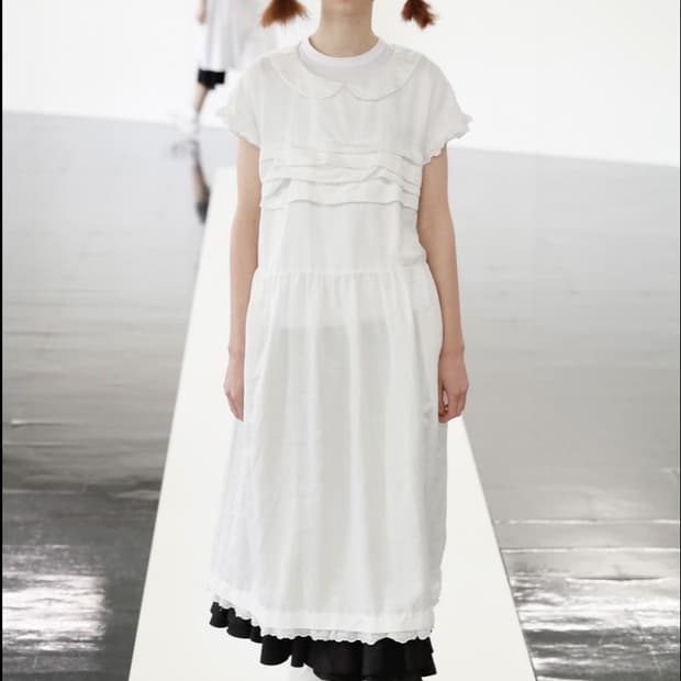 tricot comme des garcons dress (black)