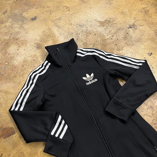 [정품/90] 아디다스 유로파 트랙탑 져지 원피스 블랙 b14