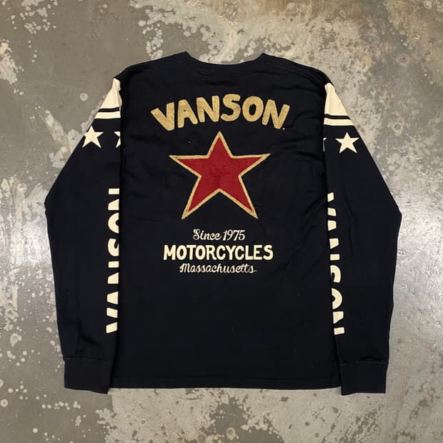 밴슨 원스타 롱슬리브 블랙 L