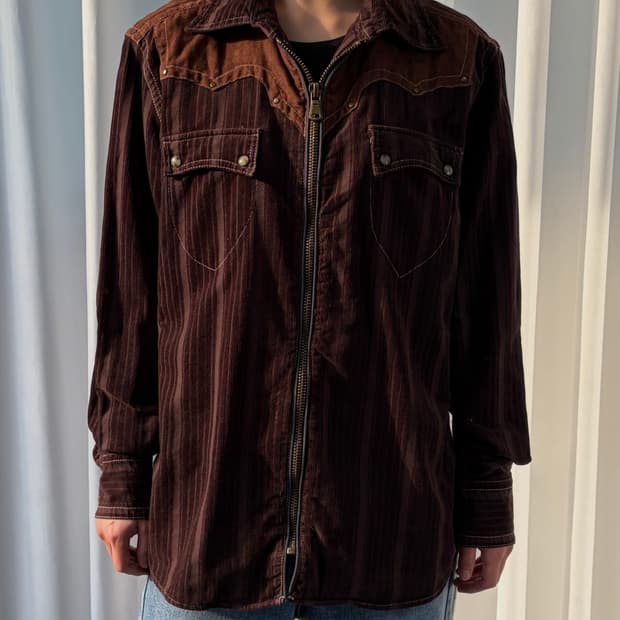 [M]IKKA 재팬 코듀로이 웨스턴 집업 자켓