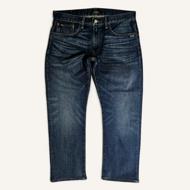 [32][폴로 랄프로렌] 햄튼 릴렉스 스트레이트 셀비지 데님