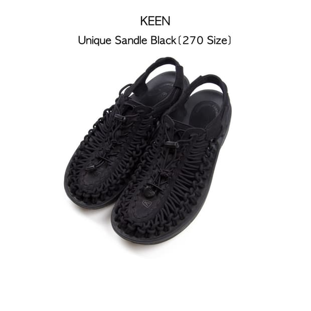Keen 유니크 샌들 블랙 