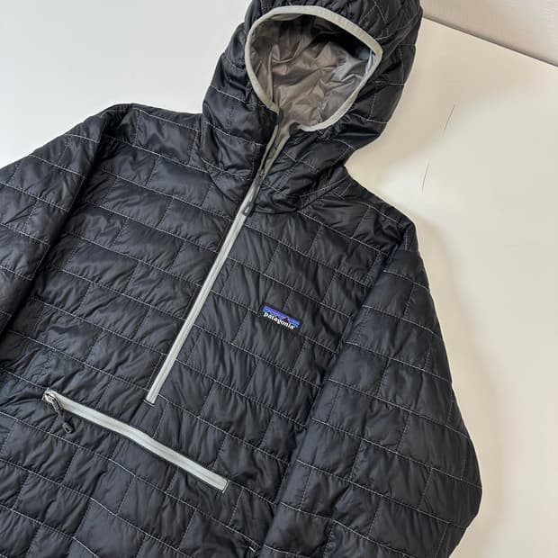 파타고니아 나노 퍼프 경량 후드 패딩 M