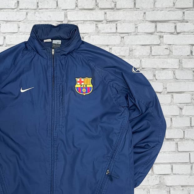 나이키 바르셀로나 03-04 메시 데뷔시즌 바람막이 M