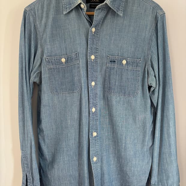 [S] RRL 샴브레이 워크셔츠 인디고