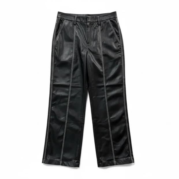 MATIN KIM 마뗑킴 stitch eco leather pants M